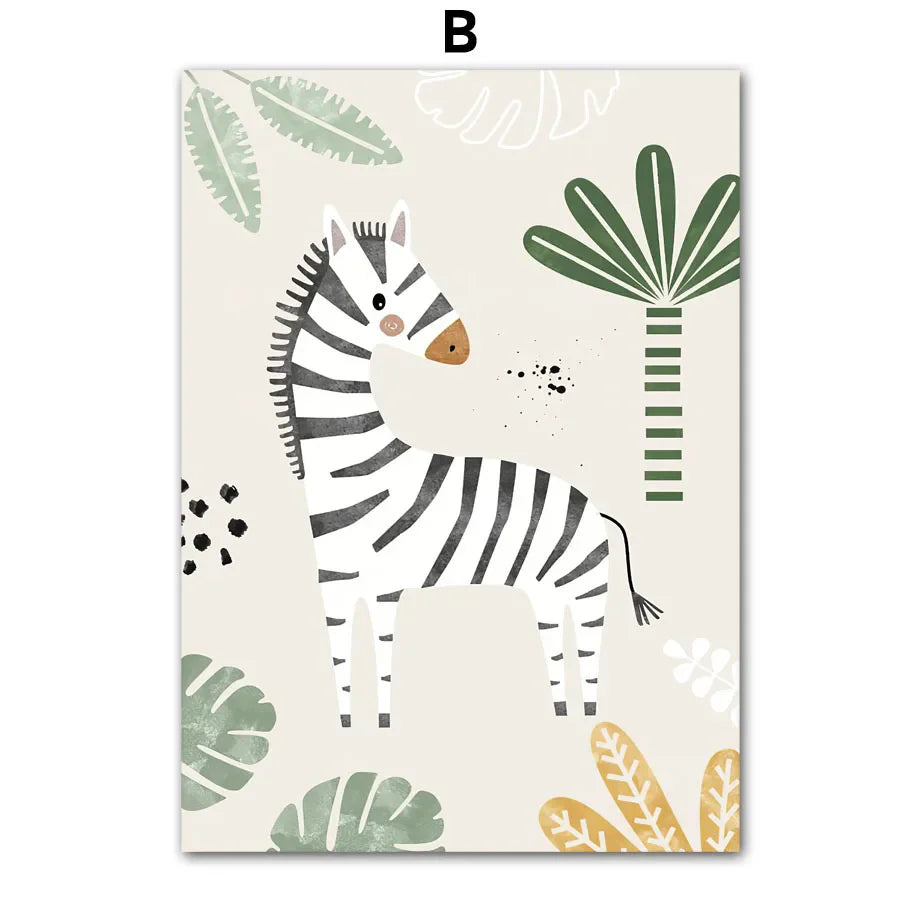 Decorative Picture "Jungle Animals" Multivariant-6